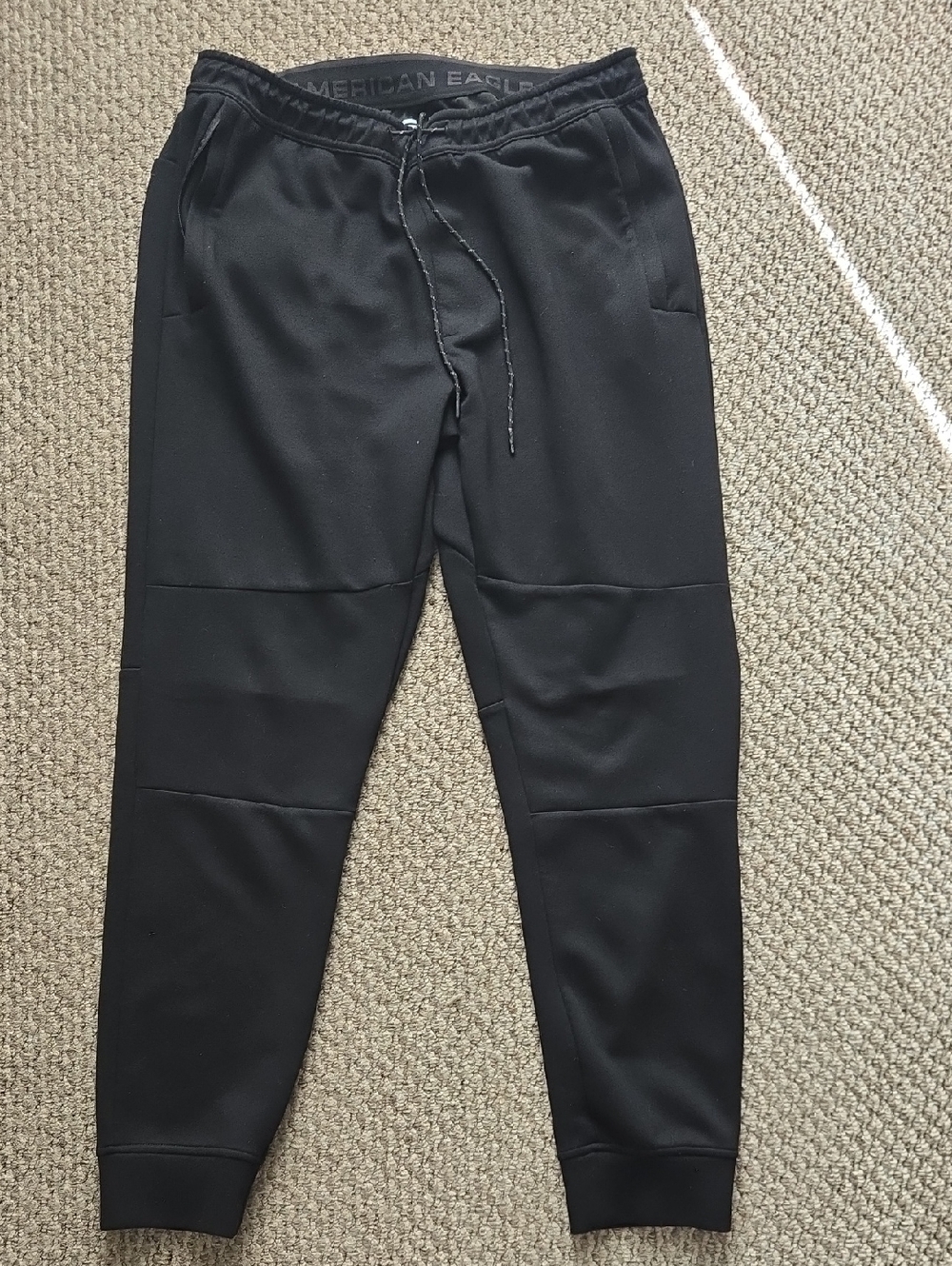 American Eagle Outfitters Large Black Jogger Sweatpants for Men